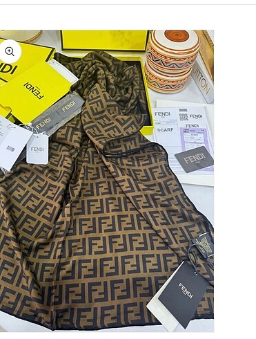  Beden Fendi yün ipek şal