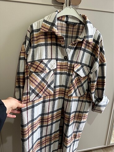 LC Waikiki Uzun Oversize Oduncu Gömlek
