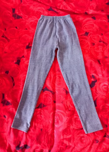 Kız Çocuk Elastik Bel Tayt Seti - 3'lü - Görsel 5