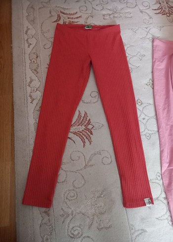 Kız Çocuk Elastik Bel Tayt Seti - 3'lü - Görsel 4