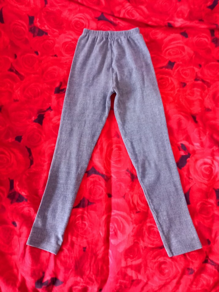 Kız Çocuk Elastik Bel Tayt Seti - 3'lü - Görsel 5