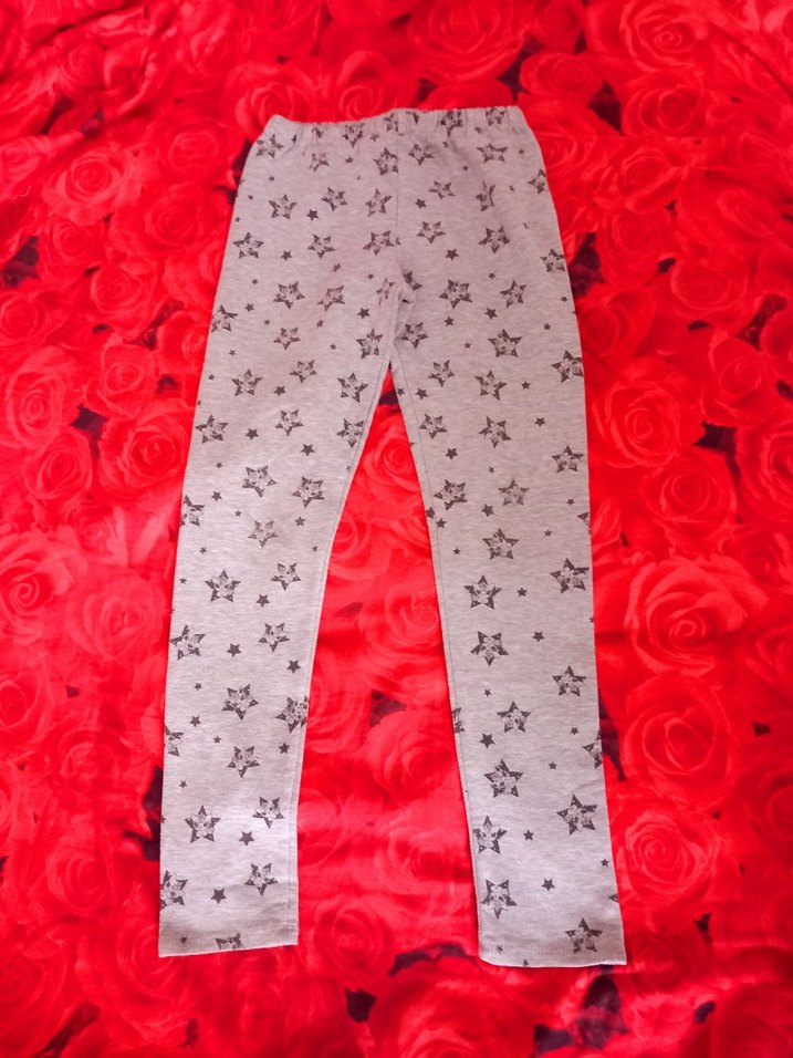 Kız Çocuk Elastik Bel Tayt Seti - 3'lü - Görsel 3