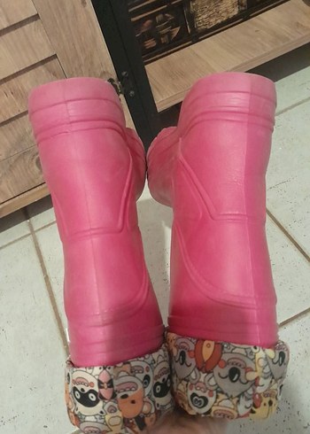 32 Numara Kız Çocuk Pembe Bot - Görsel 4