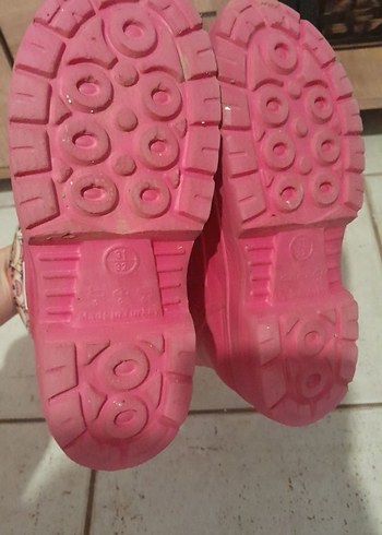 32 Numara Kız Çocuk Pembe Bot - Görsel 3