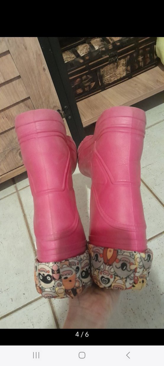 32 Numara Kız Çocuk Pembe Bot - Görsel 4