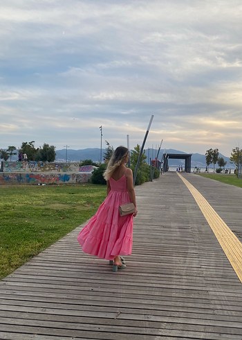 s Beden pembe Renk Pembe elbise