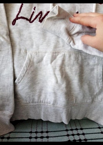 kapşonlu unisex üst - Görsel 4