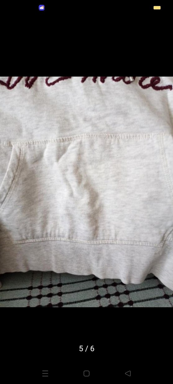 kapşonlu unisex üst - Görsel 5