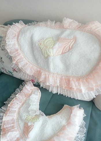 Nakışlı Beyaz ve Pastel Renkli paspası - Görsel 4