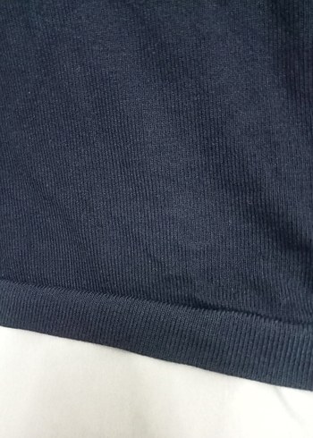 Lacivert Pamuklu Uzun Kollu Kadın Gömlek - Görsel 4