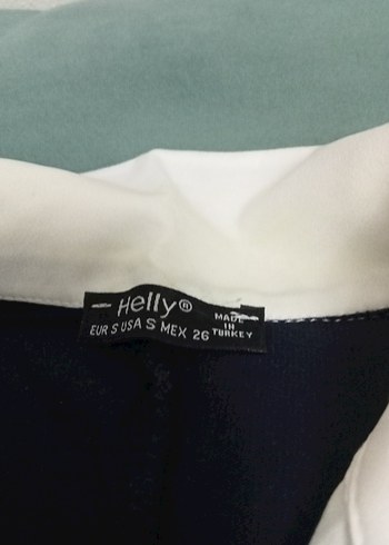 Lacivert Pamuklu Uzun Kollu Kadın Gömlek - Görsel 2