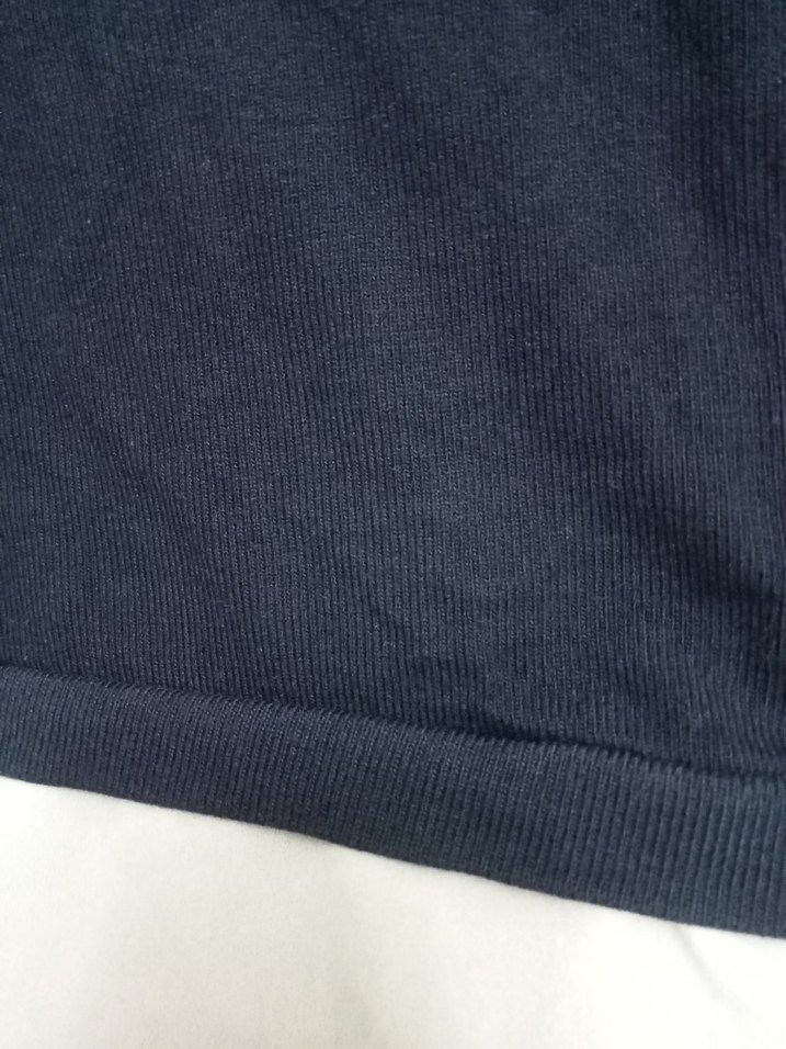 Lacivert Pamuklu Uzun Kollu Kadın Gömlek - Görsel 4