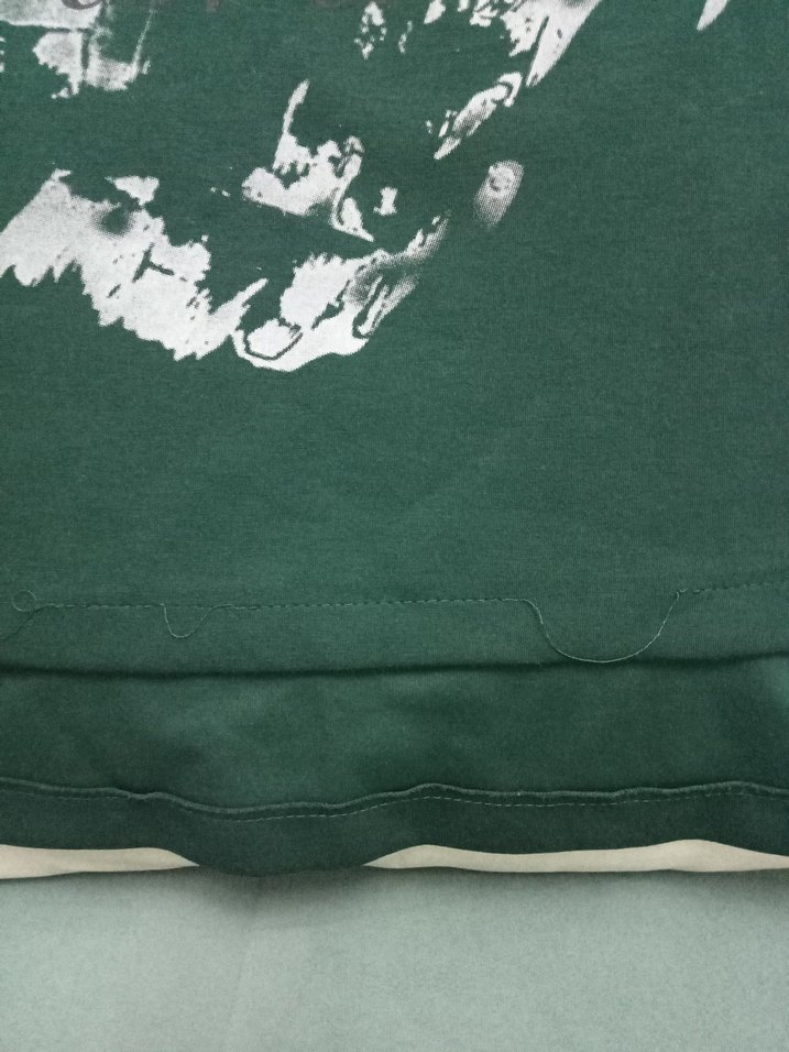 Yeşil Baskılı  Uzun Kollu Tişört - Görsel 3