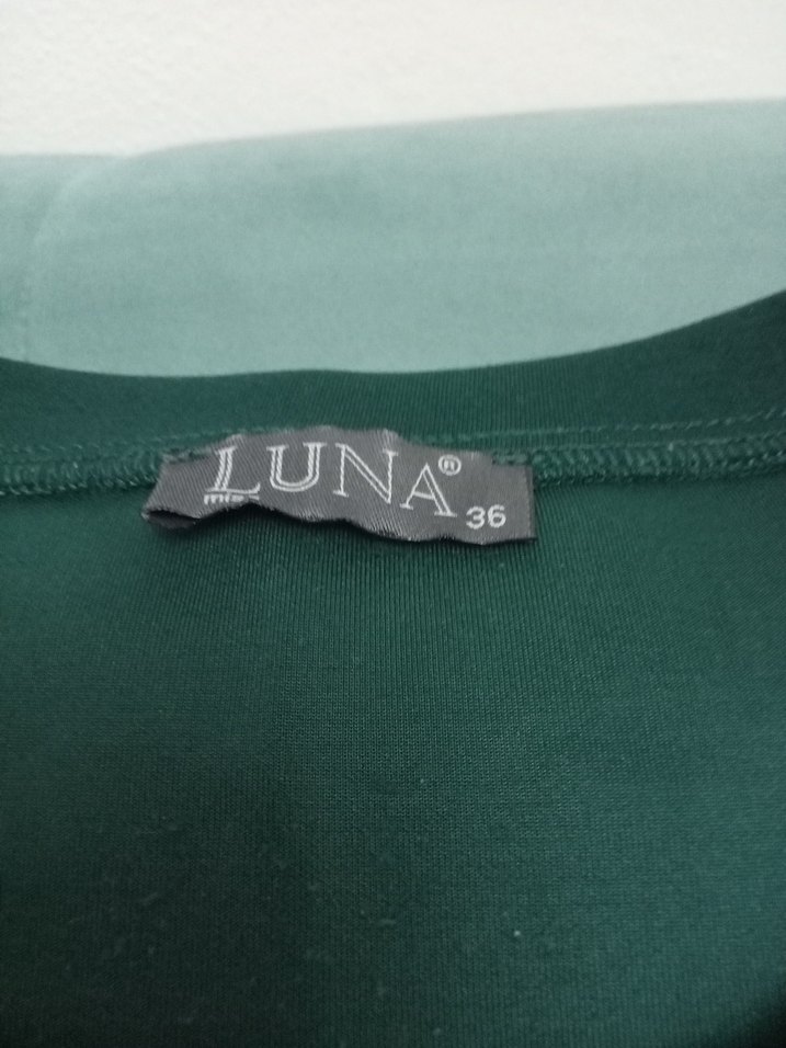 Yeşil Baskılı  Uzun Kollu Tişört - Görsel 2