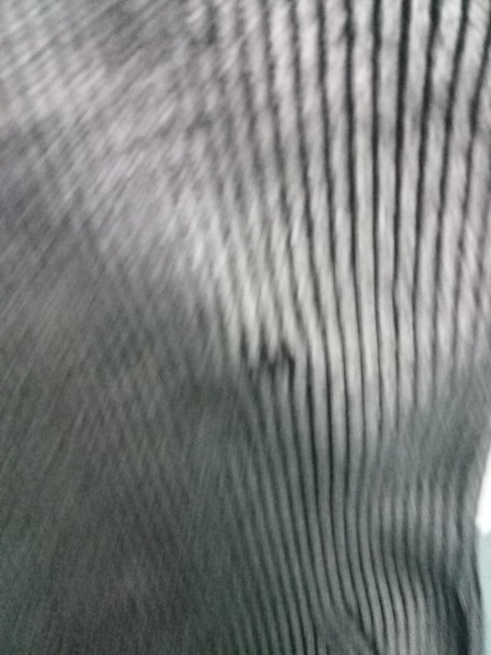 Uzun Kollu V Yaka Siyah Gri Kadın Kazak - Görsel 5