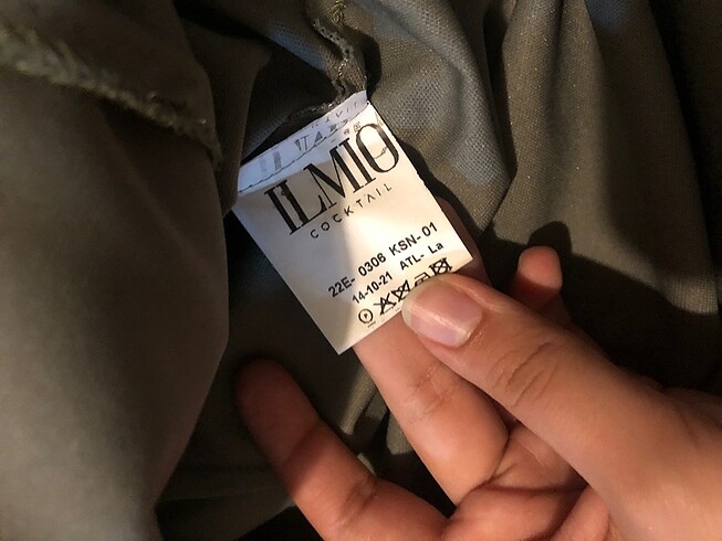 36 Beden yeşil Renk ilmio elbise ACİL SATILIKK