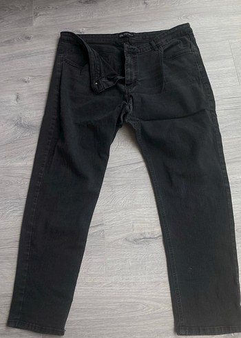 LCW erkek Siyah Regular Fit Kot Pantolon