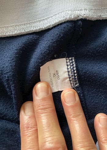 xl Beden lacivert Renk Beli Kemerli Kadın Eşofman Altı