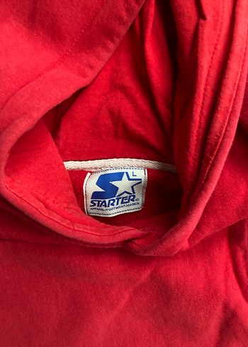 Diğer Kırmızı Kapüşonlu Erkek Sweatshirt