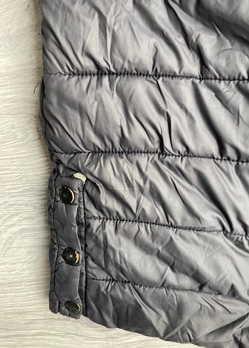 Siyah Erkek Çocuk Kapüşonlu Kaban - Görsel 7