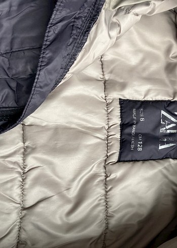 Siyah Erkek Çocuk Kapüşonlu Kaban - Görsel 8