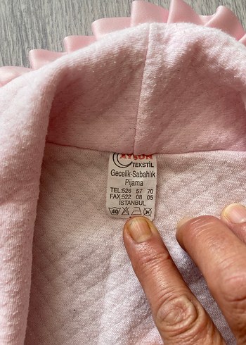 Pembe uzun  Kadın Sabahlık - Görsel 6