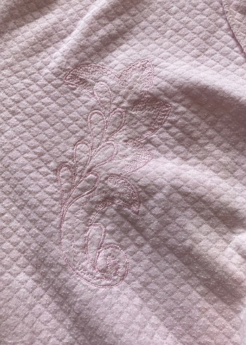 Pembe uzun  Kadın Sabahlık - Görsel 4