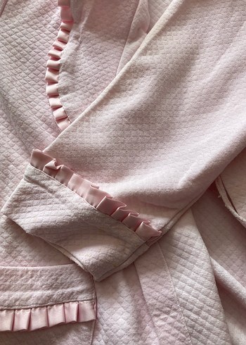 Pembe uzun  Kadın Sabahlık - Görsel 5