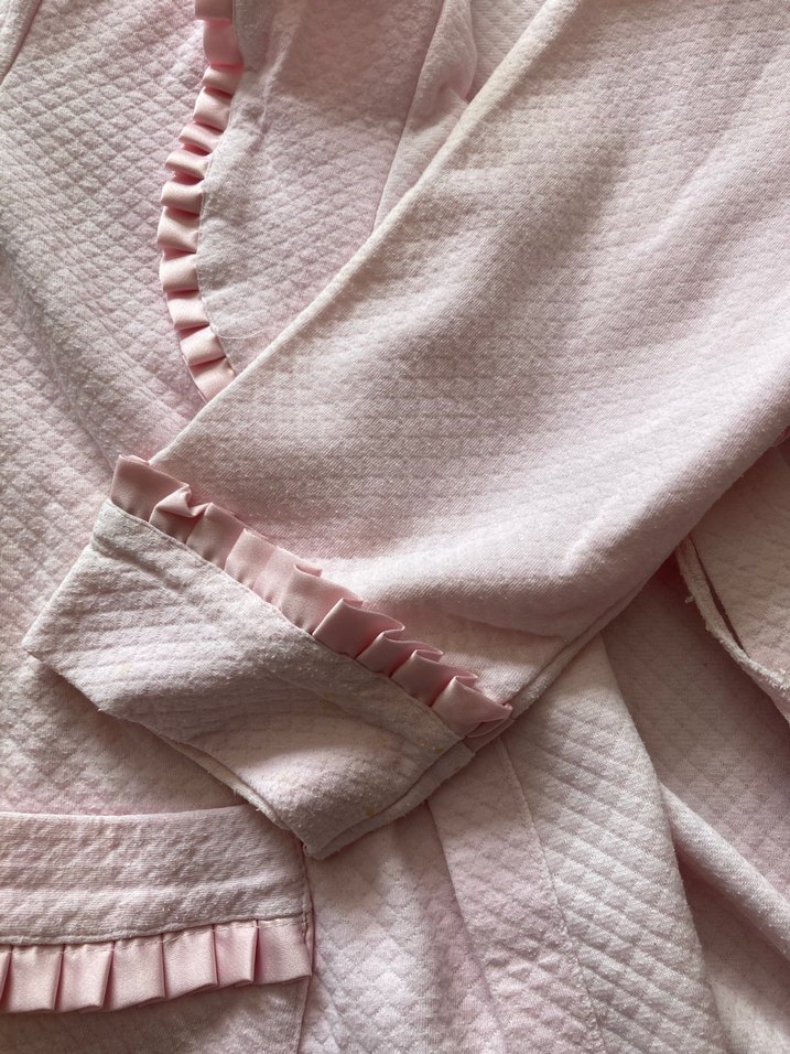 Pembe uzun  Kadın Sabahlık - Görsel 5