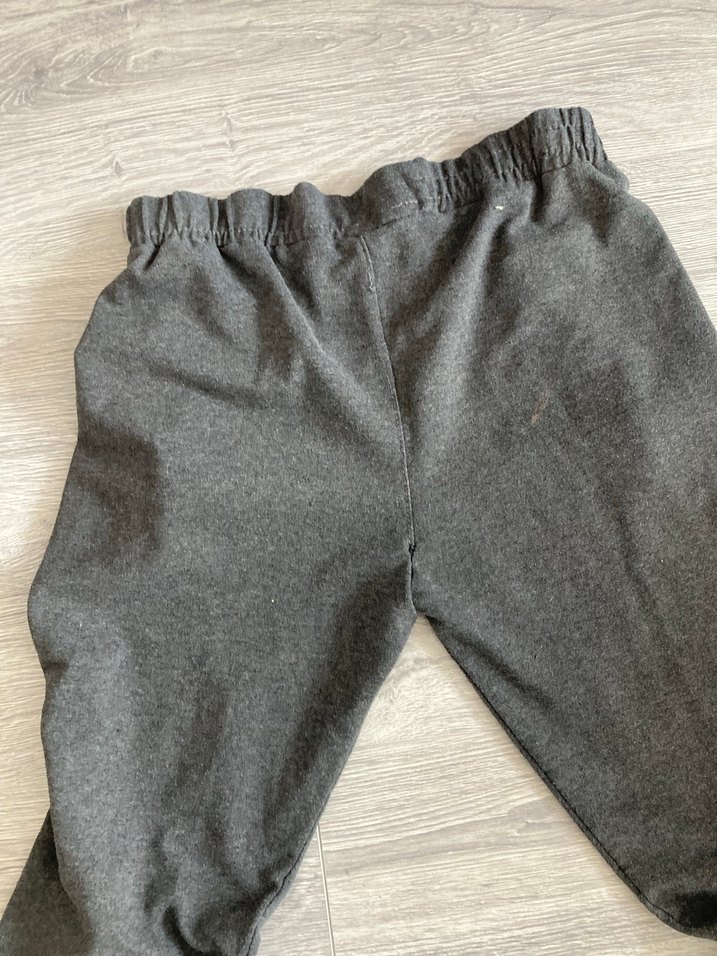 Erkek Gri Fermuarlı Rahat Eşofman Altı - Görsel 4