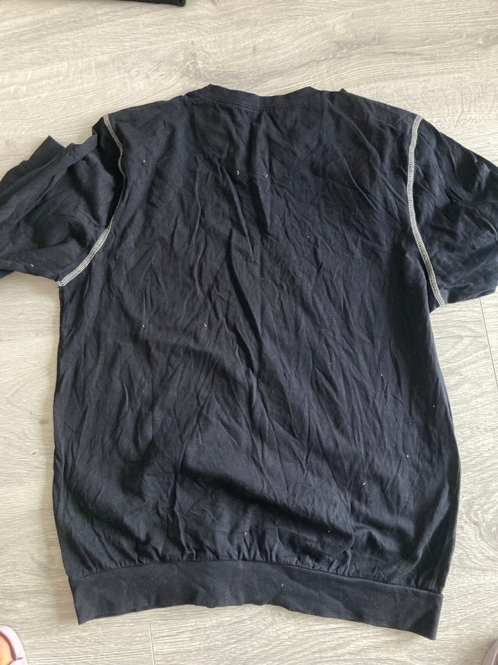 Erkek siyah Uzun Kollu pijama üstü - Görsel 4