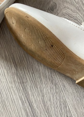 Kız Çocuk Beyaz Fırfırlı Babet Ayakkabı - Görsel 5