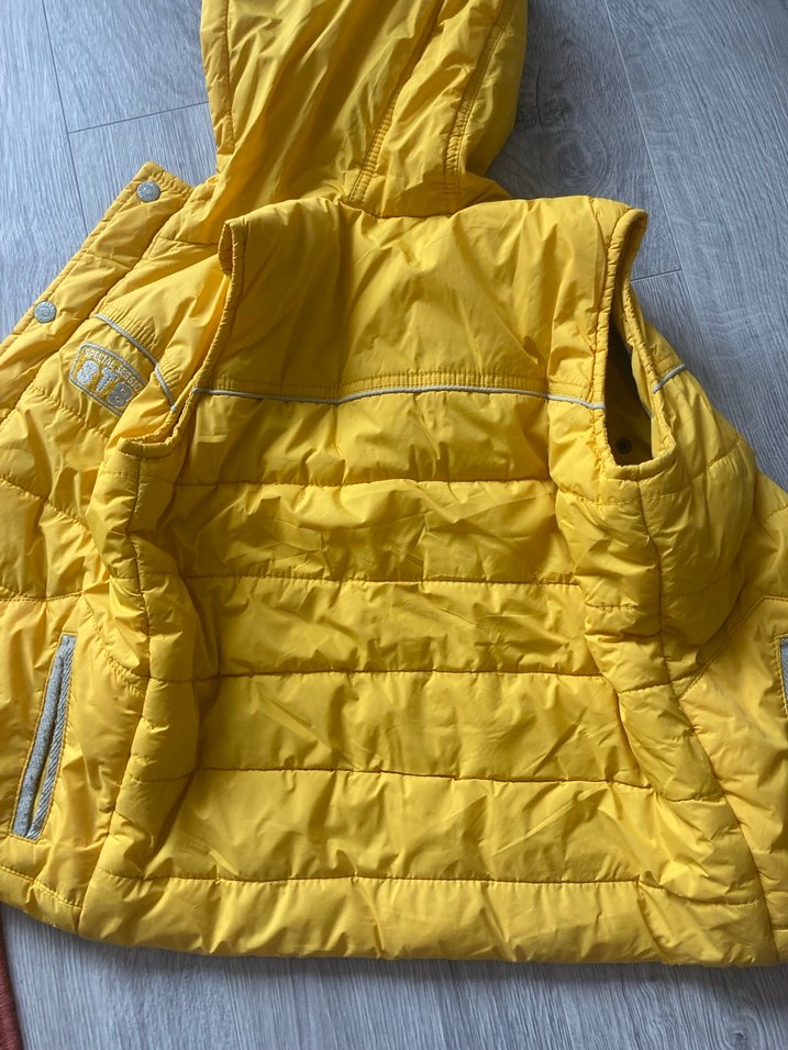 STB Sarı Kapüşonlu Erkek Çocuk Şişme Yelek - Görsel 5