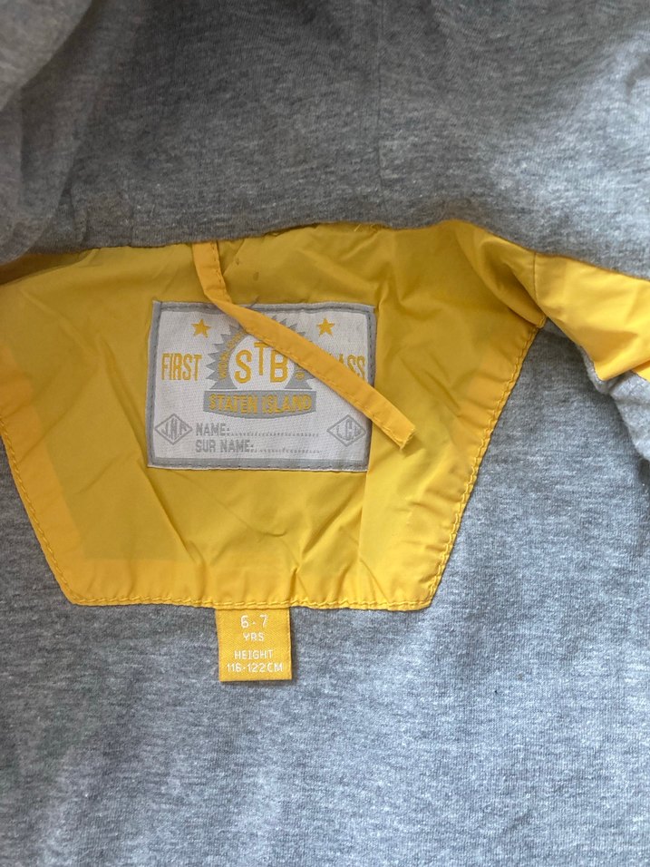 STB Sarı Kapüşonlu Erkek Çocuk Şişme Yelek - Görsel 4