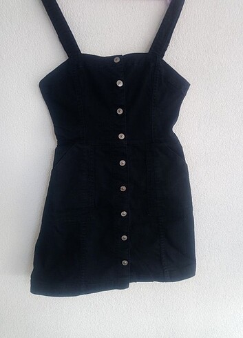 m Beden siyah Renk H&M Bayan jeans elbise