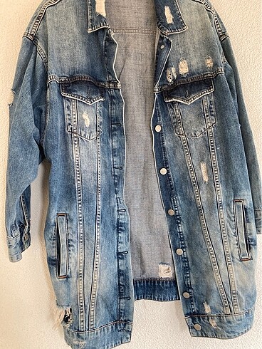 Benedetto kadın jeans ceket