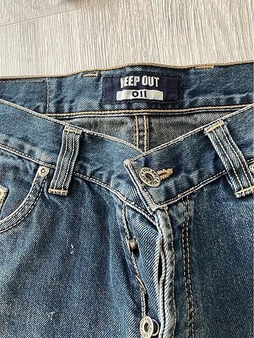 34 Beden KEEPOUT erkek jean pantolon