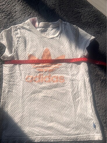 11-12 Yaş Beden beyaz Renk Adidas Kız Çocuk Tişört
