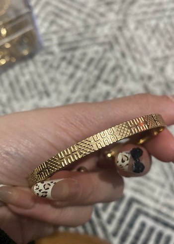 Bohem Yılan Desenli Kemerli Altın Bileklik - Görsel 4