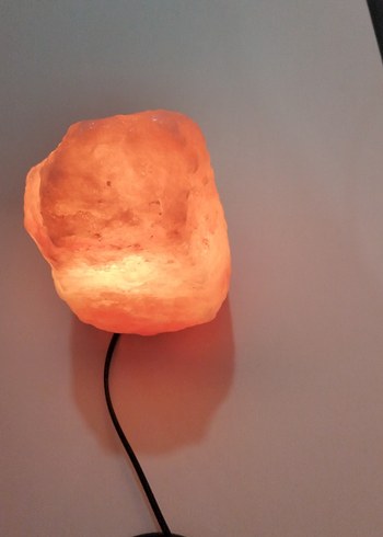 Beden turuncu Renk Bej Himalaya Tuz Lambası