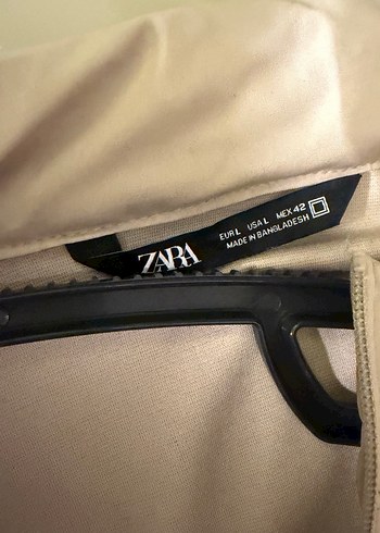 Bej Fermuarlı Erkek Mont Yüksek Yaka - Görsel 3