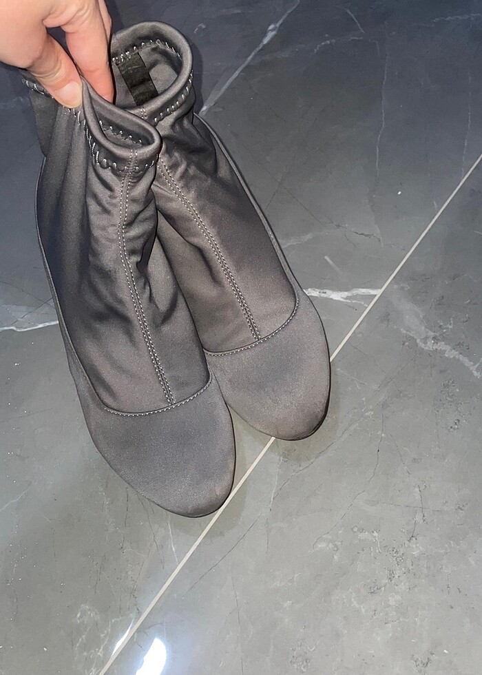 Gri topuklu bot - Görsel 2