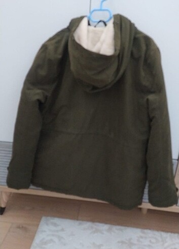 xl Beden yeşil Renk Mont 