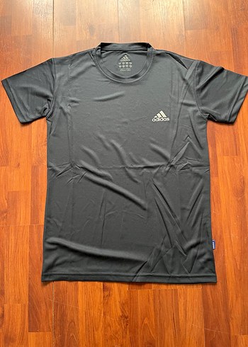 Adidas Gri Kısa Kollu Spor Tişört