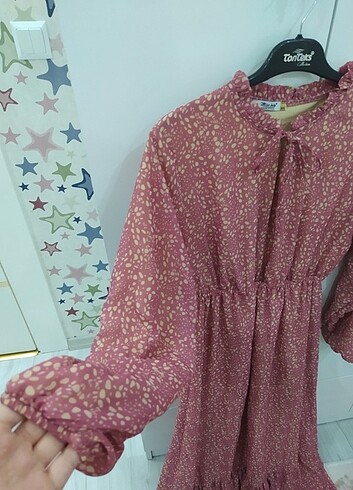 xl Beden Beli lastikli astarlı elbise