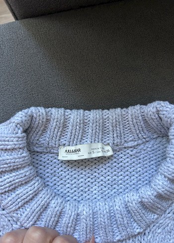 Pull and Bear crop kazak - Görsel 2