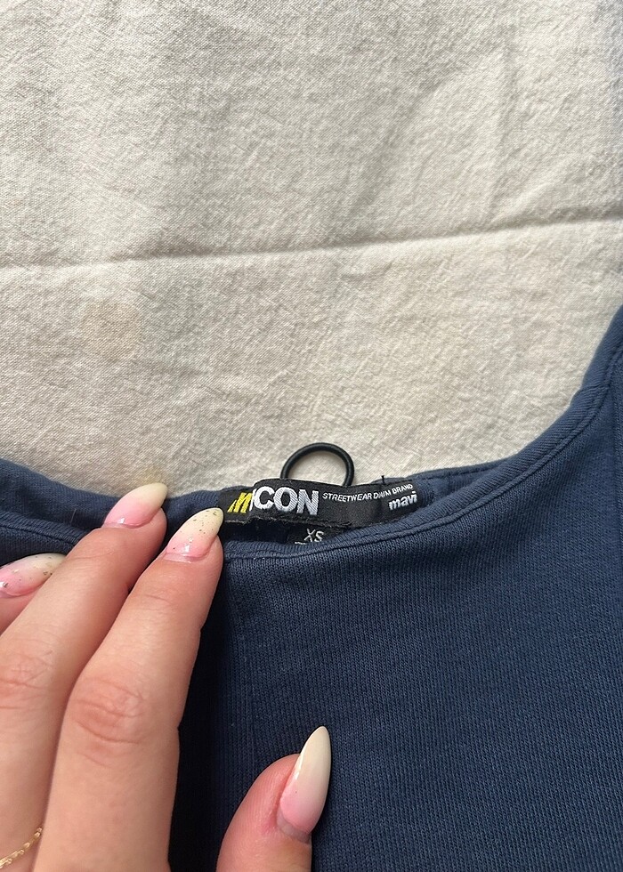 mavi marka korseli top - Görsel 3