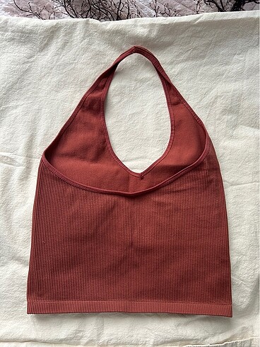 boyundan askılı bluz - Görsel 2