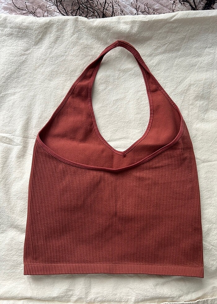 boyundan askılı bluz - Görsel 2