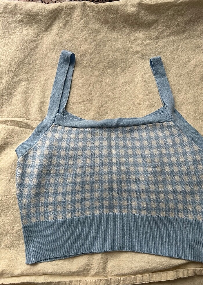 kaz ayağı desenli büstiyer - Görsel 3